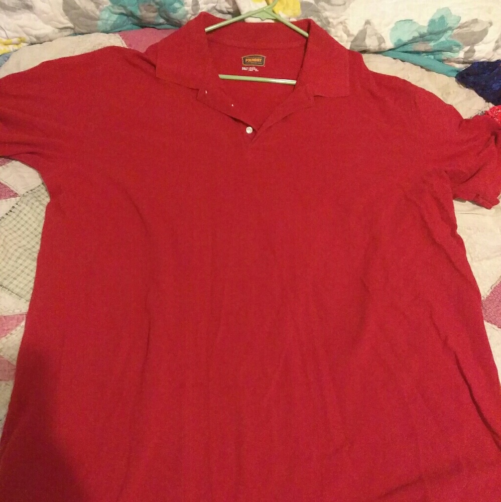 Mend Collard polo shirt